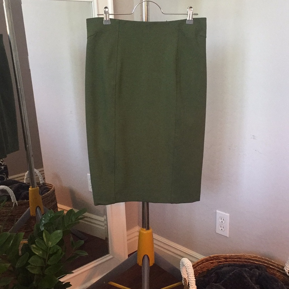 Green Pencil Skirt